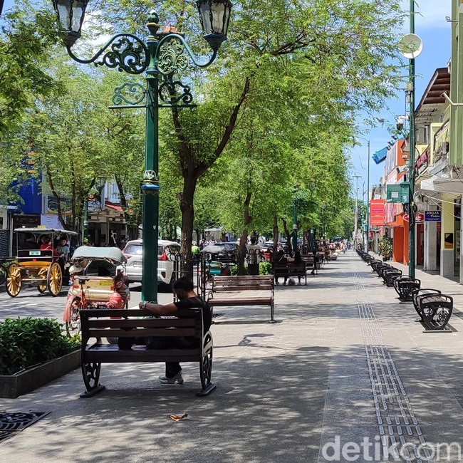 Momen Malioboro Sepi Pengunjung Saat Libur Lebaran