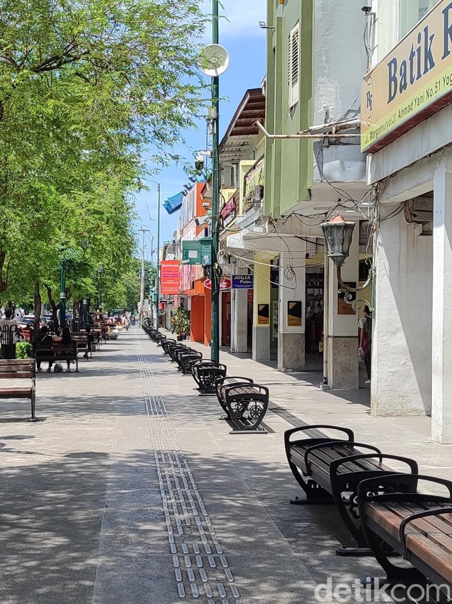 Momen Malioboro Sepi Pengunjung Saat Libur Lebaran