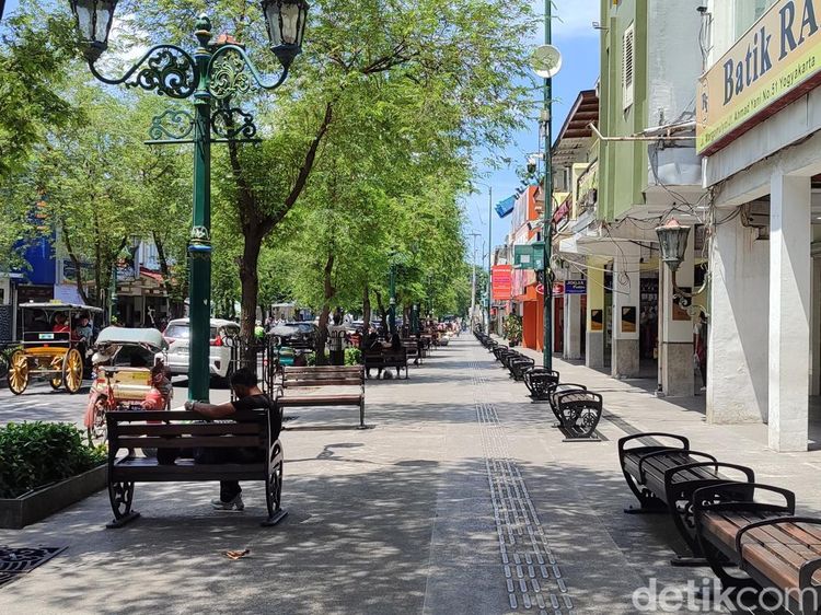 Momen Malioboro Sepi Pengunjung Saat Libur Lebaran