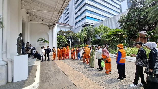 Pemprov DKI Jakarta menggelar open house di Balai Kota