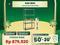 Rak Besi di Bawah Rp 1 Juta Cuma di Transmart Full Day Sale