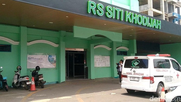 RS Siti Khodijah tempat korban ledakan petasan di Pekalongan menjalani perawatan, Sabtu (21/3/2026).