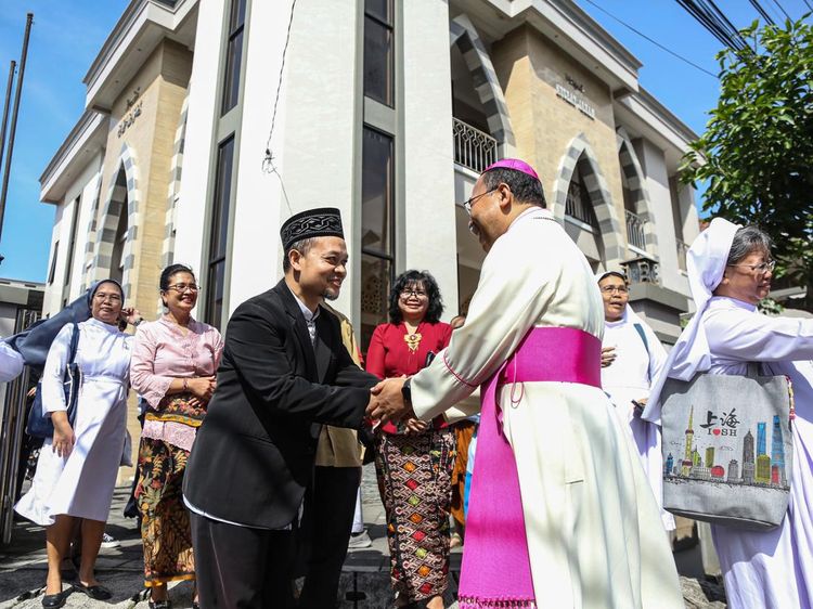 Safari Lebaran Lintas Agama di Semarang Pererat Toleransi