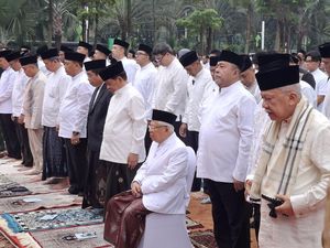 Pramono hingga Foke Salat Id di Balkot Jakarta, Maruf Amin Jadi Khatib