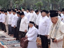 Pramono hingga Foke Salat Id di Balkot Jakarta, Maruf Amin Jadi Khatib