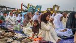 Salat Id di Pangkalan Pasir Dipadati Warga, Suasana Penuh Kebersamaan