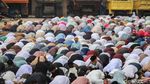 Salat Id di Pangkalan Pasir Dipadati Warga, Suasana Penuh Kebersamaan