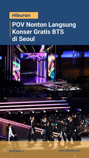 Video: POV Nonton Langsung Konser Gratis BTS di Seoul Hari Ini