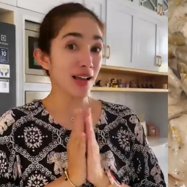 Momen Ussy Sulistiawaty Bikin Ketupat Ketan hingga Empal untuk Lebaran