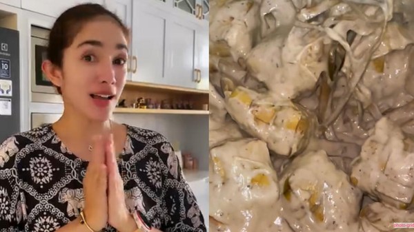 Momen Ussy Sulistiawaty Bikin Ketupat Ketan hingga Empal untuk Lebaran