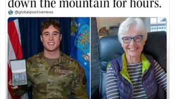 Digendong dari gunung sampai turun ke bawah. Foto: DudepostingWs via Bored Panda