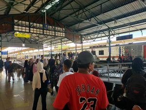 Libur Lebaran, 1.859 Penumpang KA Naik dan Turun di Stasiun Kertosono