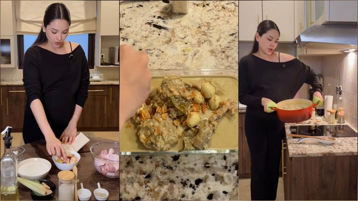 Jago! Alyssa Daguise Masak Opor Ayam buat Suguhan Lebaran