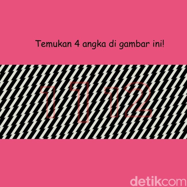 Bukan Hipnotis! Coba Temukan Angka Tersembunyi di Balik Pola yang Mengecoh Ini