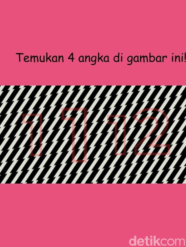 Bukan Hipnotis! Coba Temukan Angka Tersembunyi di Balik Pola yang Mengecoh Ini