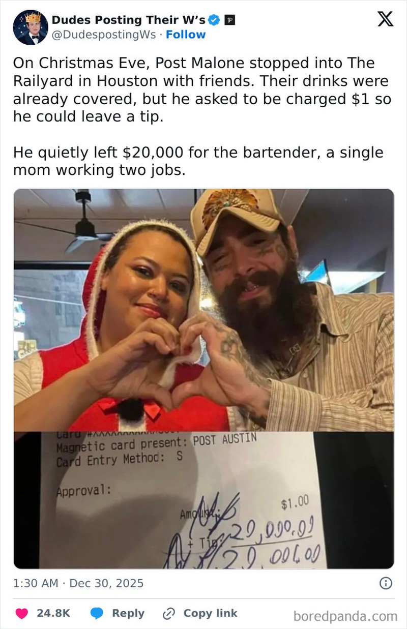 Rentetan foto ini membuktikan bahwa masih ada manusia baik yang hidup di dunia. Patut diteladani dan dicontoh nih, detikers.