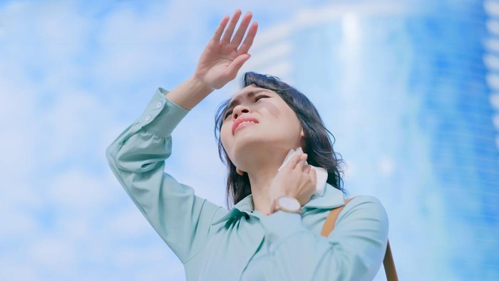 Ilustrasi Cuaca Panas.