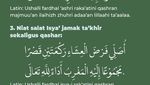 Bacaan Niat Sholat Jamak dan Qashar