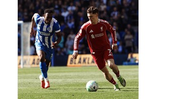Akun X Liverpool mengumumkan kekalahan mereka di kandang Brighton. Foto: X.com