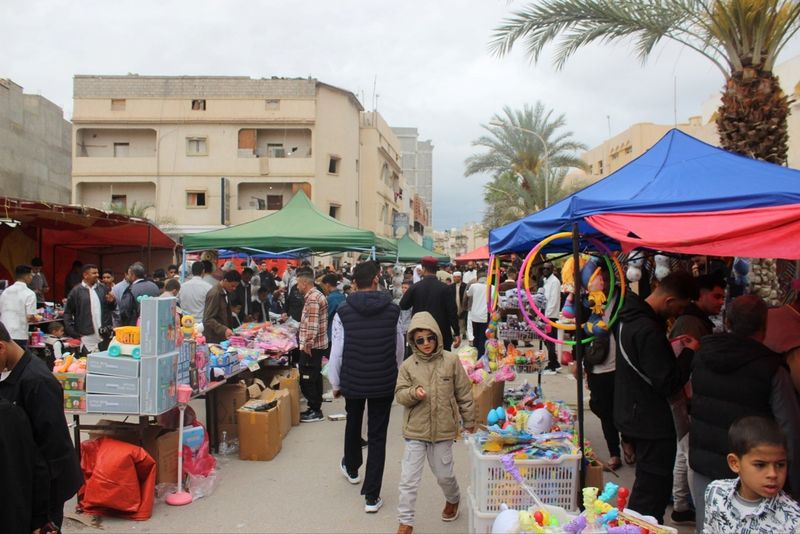 Meriahnya Lebaran Hari Kedua di Zliten, Libya
