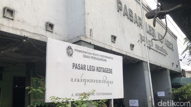 Pasar Jogja Penampakan Pasar Legi di Kotagede, Jogja.