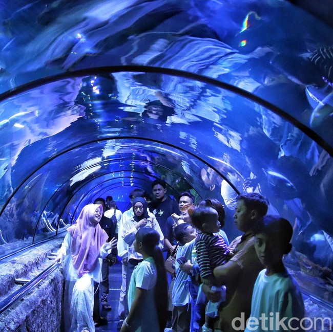 Sea World Ancol Dipadati Wisatawan Saat Libur Lebaran