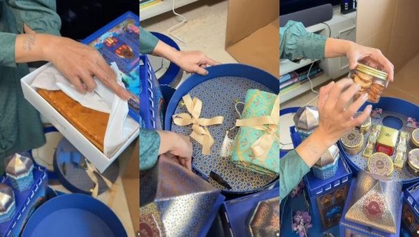 Spesial Lebaran! 8 Hampers Milik Seleb, Ada Kue hingga Piring Cantik