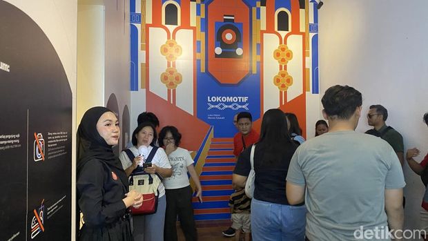 Suasana Lawang Sewu Semarang saat libur Lebaran, Minggu (22/3/2026).