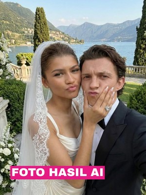 Foto AI Nikahan Tom Holland & Zendaya Tipu Warganet