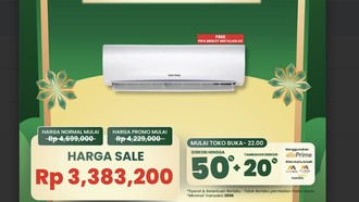 Beli AC Split 1 PK Murah di Transmart Full Day Sale