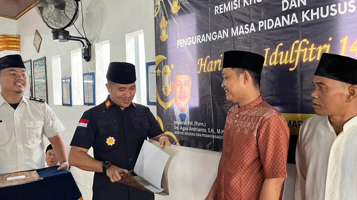 Warga binaan di Rutan Kotabumi mendapat remisi