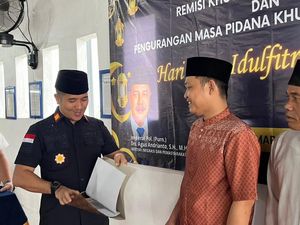 147 Napi Rutan Kotabumi Dapat Remisi Lebaran, 1 Orang Bebas