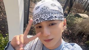 Gaya Zayyan XODIAC, Idol KPop asal Indonesia Rayakan Idulfitri di Korea