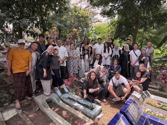 Gisel dan Gempi ikut merayakan Lebaran bareng keluarga.