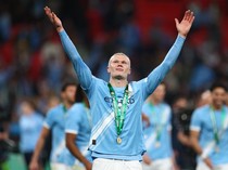 Erling Haaland Selangkah Lagi Rebut Sepatu Emas Ketiga Premier League
