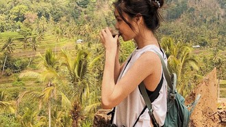 Momen Gege Elisa Ngopi di Bali hingga Kyoto