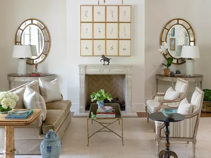 Interior menyembunyikan TV di ruangan