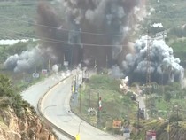 Video Detik-detik Militer Israel Hancurkan Jembatan Qasmiyeh di Lebanon