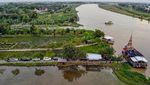 Lonjakan Penyeberangan di Sungai Brantas saat Lebaran