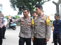 Kapolda Bali Tinjau Pos Masceti, Pastikan Arus Balik Nyepi-Lebaran Lancar