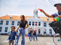 Kota Tua Jakarta Diserbu Wisatawan Saat Libur Lebaran