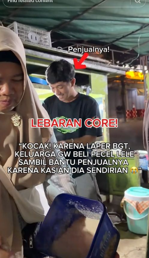 Viral Satu Keluarga 'Ikut Campur' di Warung Pecel Ayam