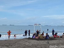 Libur Lebaran, Warga Maros Nikmati Piknik di Pantai Indah Bosowa Makassar