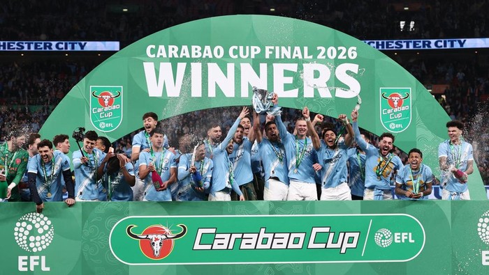 Manchester City juara Carabao Cup menjadi gelar kesembilannya.