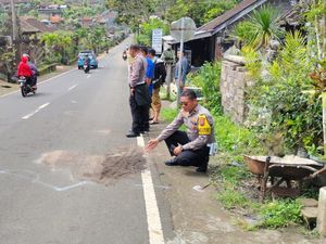 Lansia Tewas Tertabrak Truk di Tabanan, Terseret 7 Meter
