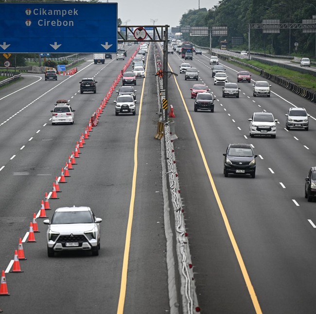 Arus Balik Lebaran, Contraflow Diberlakukan di Tol Japek