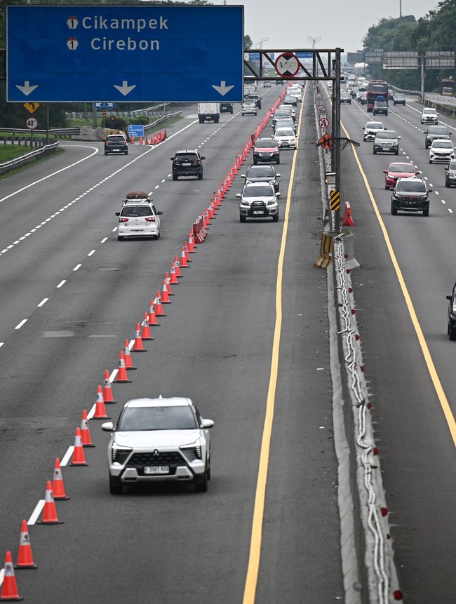Arus Balik Lebaran, Contraflow Diberlakukan di Tol Japek