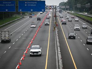 Tol Cikampek Diberlakukan Contraflow 5 Kilometer Pagi Ini