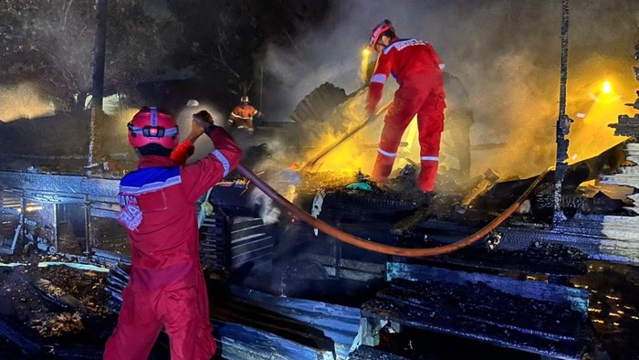 Bakar Sampah Berujung Kebakaran Rumah di Malinau