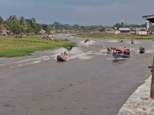Polisi Beri Peringatan Usai Dua Speedboat Wisata Terbalik di Ogan Ilir